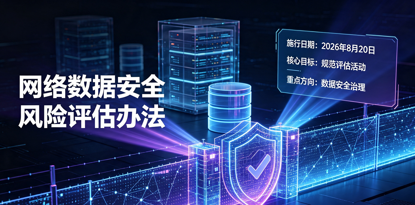 8月20日起，《网络数据安全风险评估办法》正式施行！